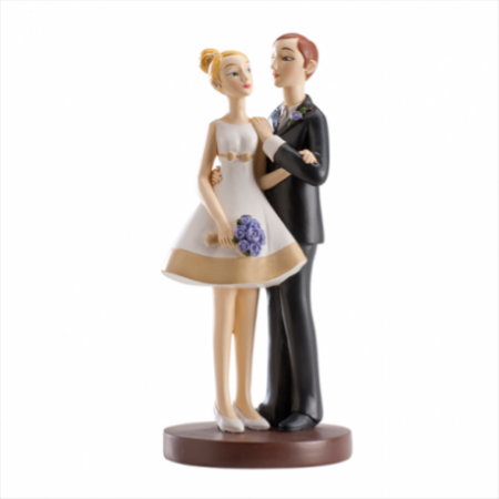 Bonecos de Casamento Civil 16cm