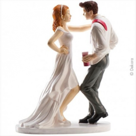 Boneco de Casamento Festa e Baile 16cm